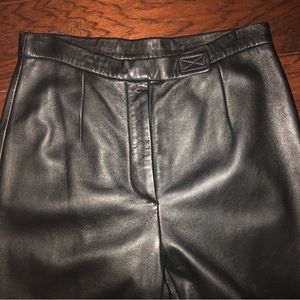 Jacqueline Ferrar Black Straight Leg Pants